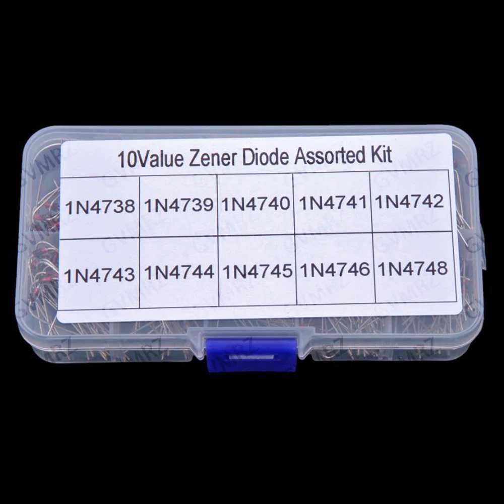 10Value 1N4738 1N4739 1N4740 1N4741 1N4742 Zener Diode Assorted kit 1N4746 1N4748 Each 20PCS 1N4743 1N4744 1N4745