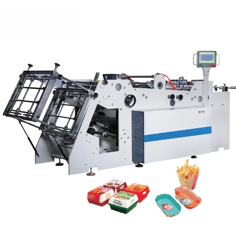 Fully Automatic Disposable Cardboard & Carton Manufacturing Machine, Disposable Lunch Box Making Machine