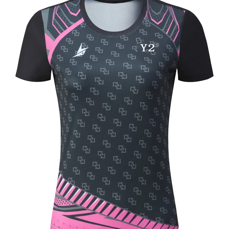 Polo para hombre y mujer, Conjunto de Jersey de bádminton, ropa deportiva de competición, equipo de estudiantes, novedad de 22007