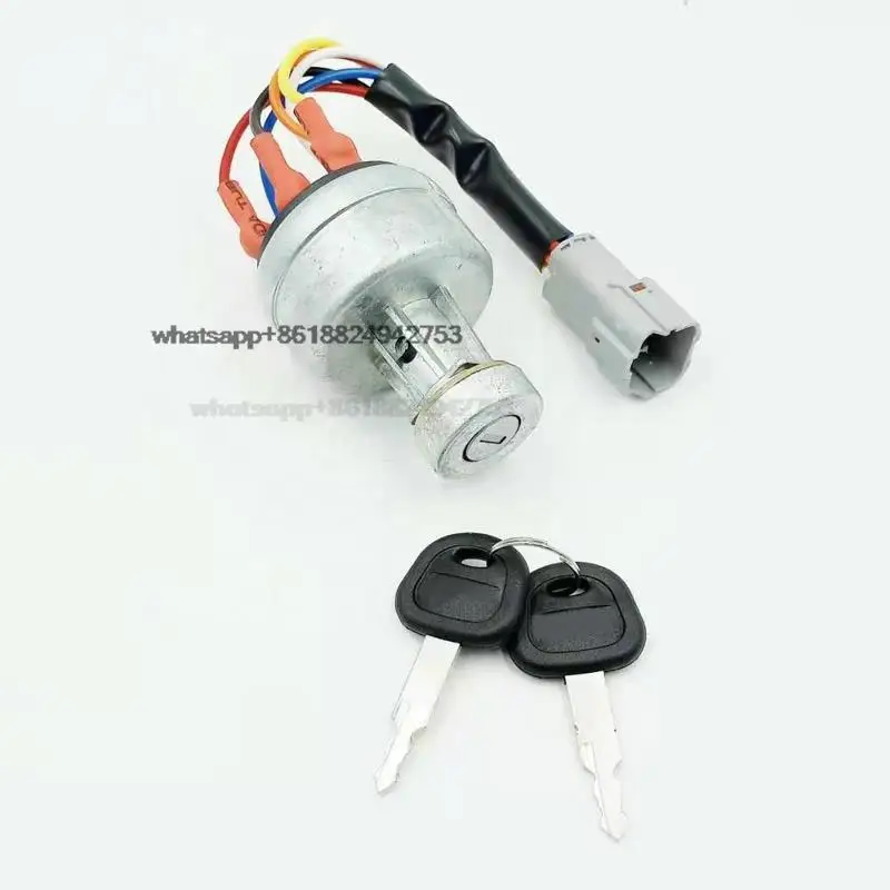 

Excavator Ignition Switch For Hyundai R225-7 21N4-10400 21N4-10430