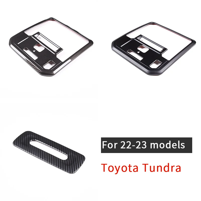 

For 22-23 Toyota Tundra front reading light frame decoration interior styling accessories rear reading light decorative frame