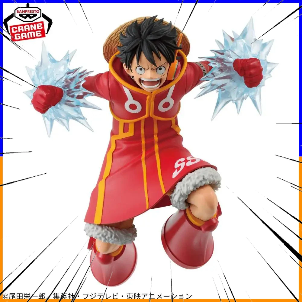 

In Stock Original BANPRESTO BATTLE RECORD COLLECTION One Piece Monkey D Luffy Figure Anime Model Genuine Toy
