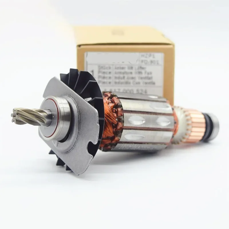 6 Teeth Rotor 1617000524 for BOSCH GBH2-22 GBH2200 GBH2-22S GBH2-22E/RE GBH2-23S GBH2-23RE GBH2-23E 220-240V Motor Armature