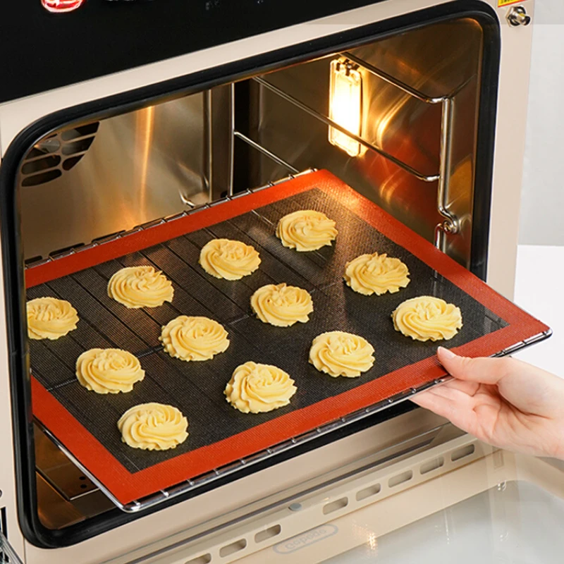40x60cm Silicone Double Sided Printing Baking Mat Non Stick Pastry Oven Cake Baking Perforated  Sheet Liner Pastry Mat - Image 2