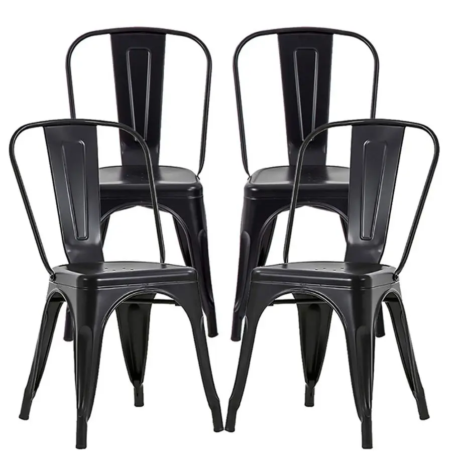 

Metal Dining Chairs Metal Chairs Patio Chair Seat Height Dining Room Kitchen Chair Tolix Restaurant Chairs Bar Stackable Chair T