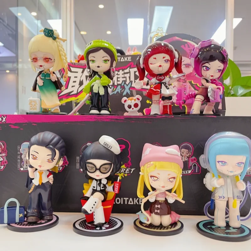 

Оригинальная фигурка Kayla X Dark Black Style, крутая девушка, модная серия Block, аниме-фигурка, игрушка, загадочная коробка-модель