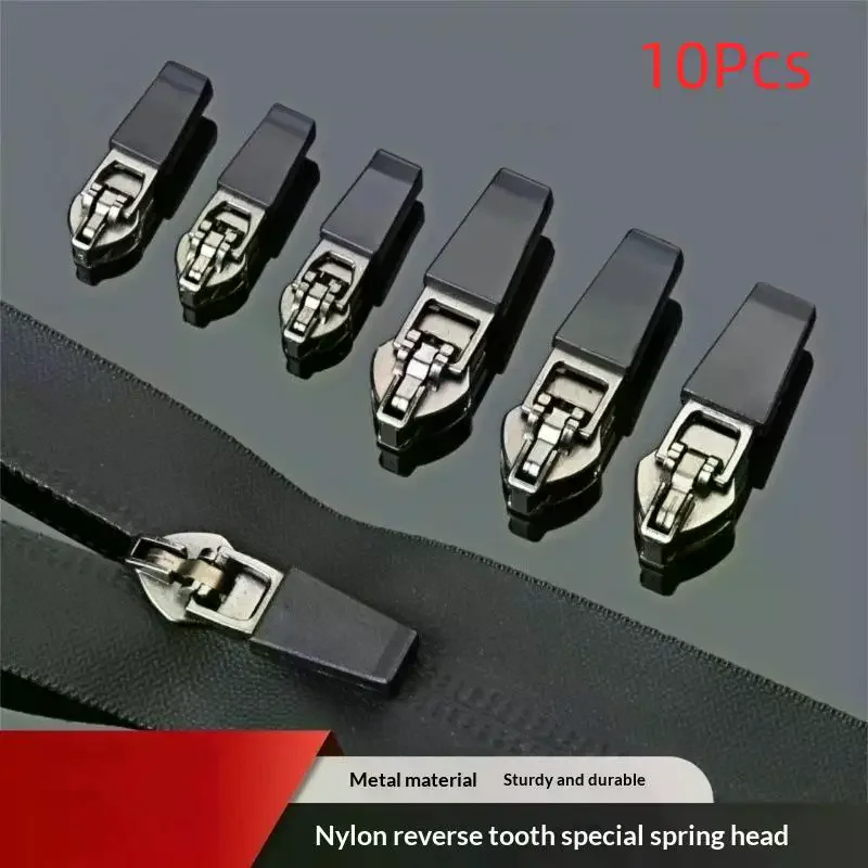 Nylon Zip Slider Puller Reversed Zipper Head For Invisible Waterproof Zippers Garment Sewing Accessories Fix
