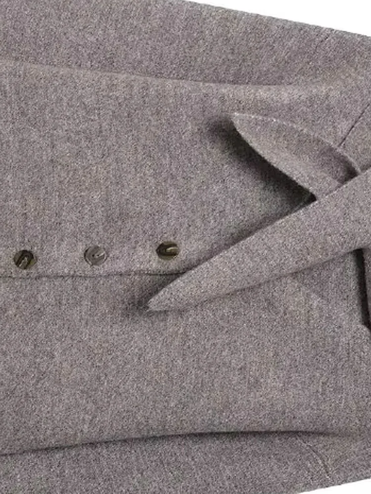 

HH Female Spring Casual Slim Sweater Coats Scarf Collar Single Breasted Cardigans Woman Fashion Long Sleeves Solid Knitted Tops