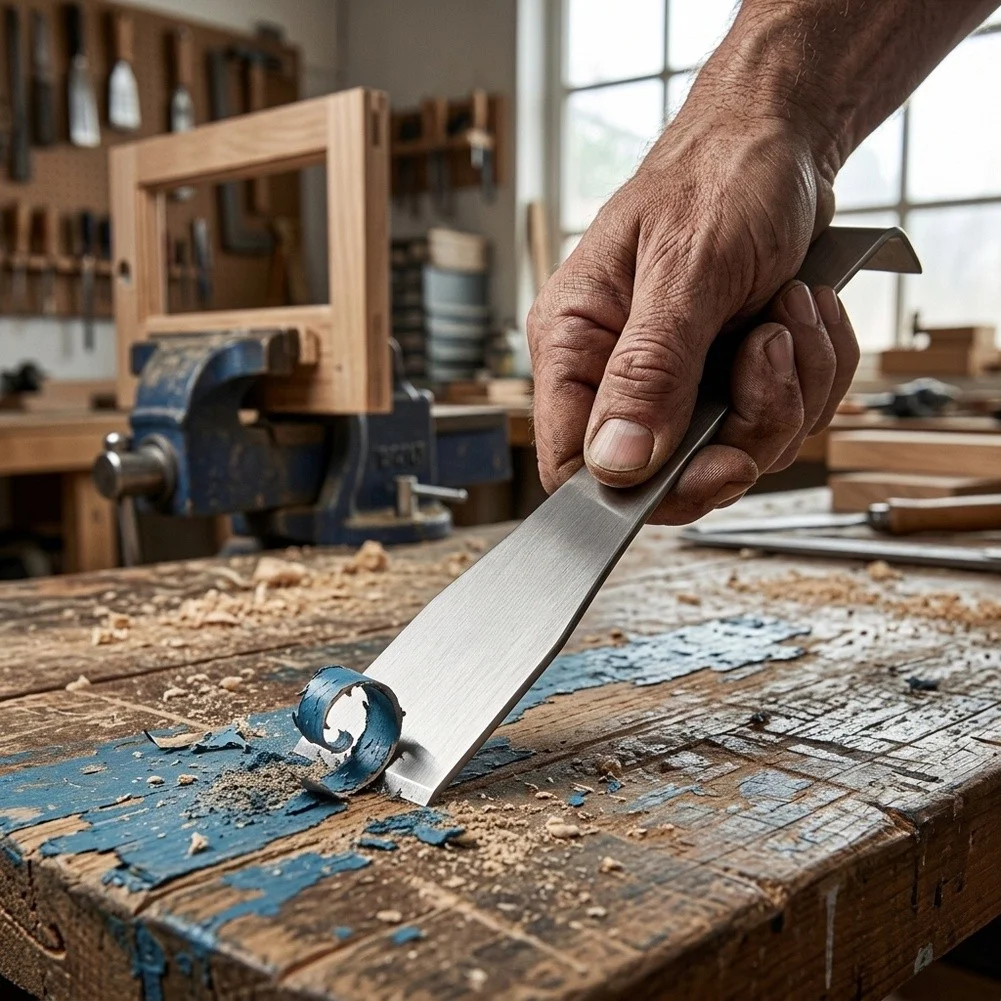 10 Inch Stainless Steel Pry Bar Scraper Versatile/ Hand Tool For Efficient Lifting And Scraping Rust Resistant Flat Edge