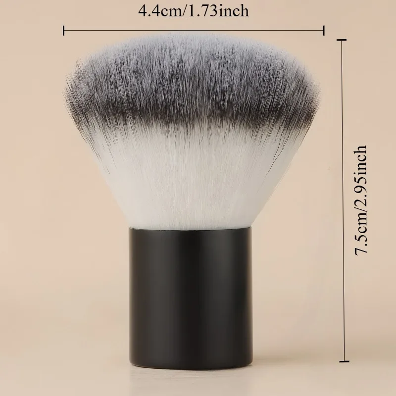 Fluffy Kabuki Brush Makeup Brush for Perfect Foundation, Bronzer, Highlighter, and Blush Application