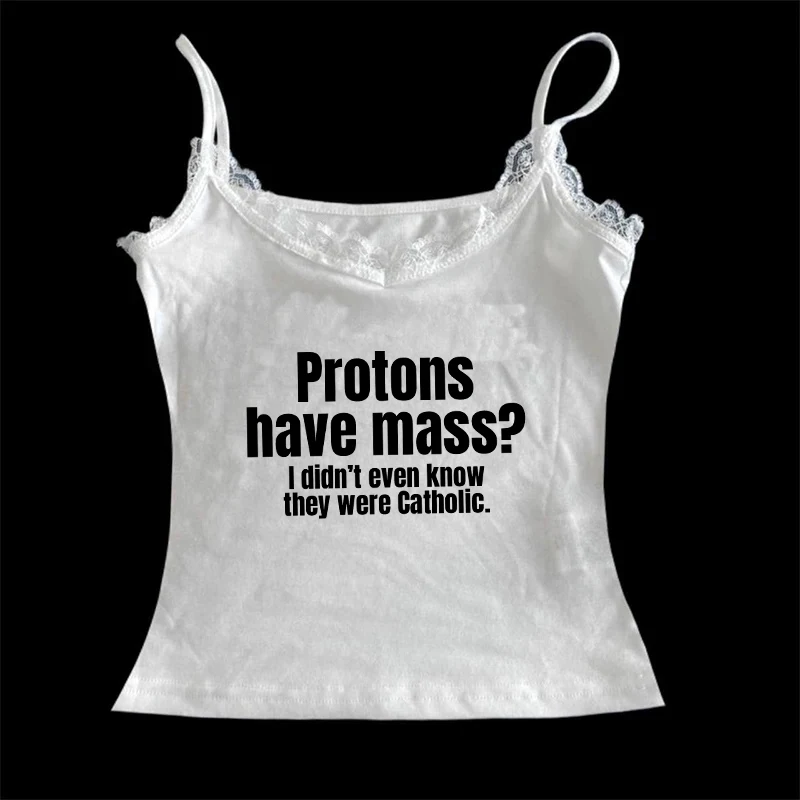 

Fashion Versatile Classics Slim Women Vest Gothic Creative Letter Pattern Printing T-Shirt Y2K Streetwear Vintage Punk Tank Tops