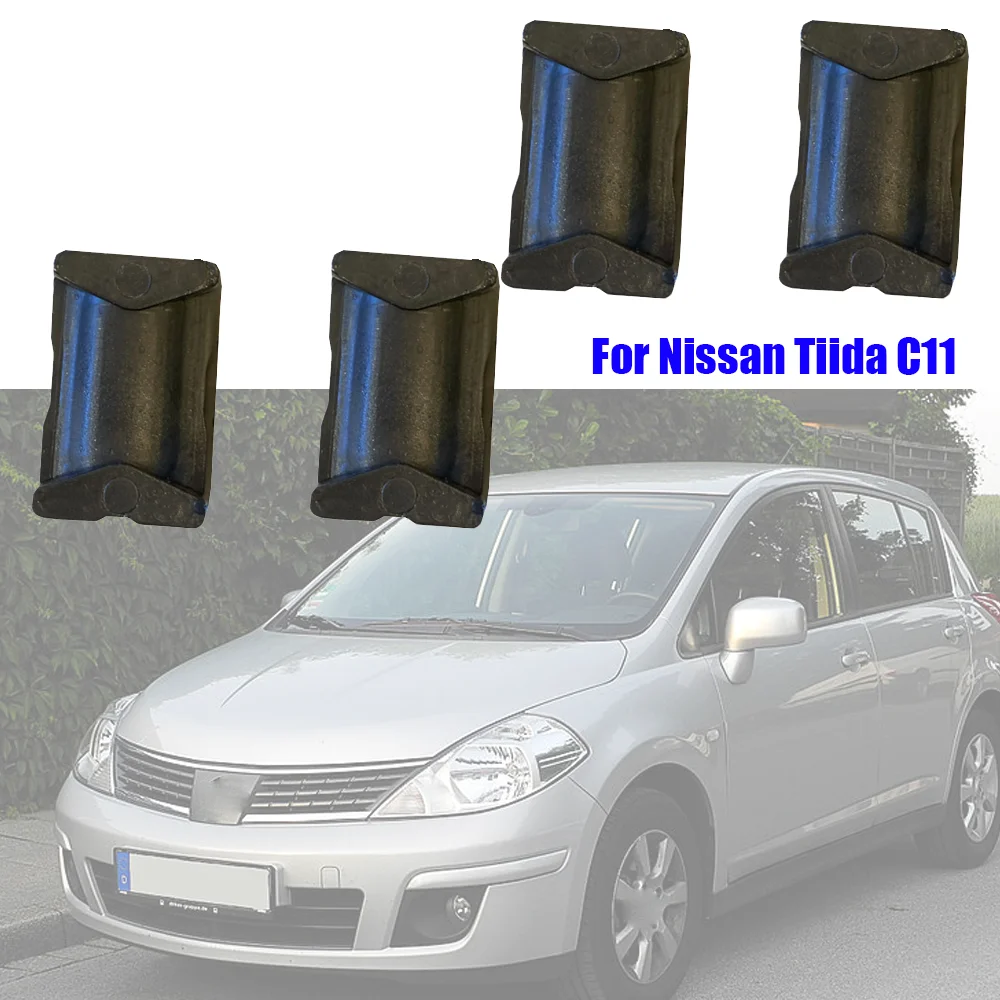 4x For Nissan Tiida C11 Latio Versa 2004 2005 2006 2007 2008 –2012 Car Door Check Strap (Check Assy) Repair Kit Stopper Damping