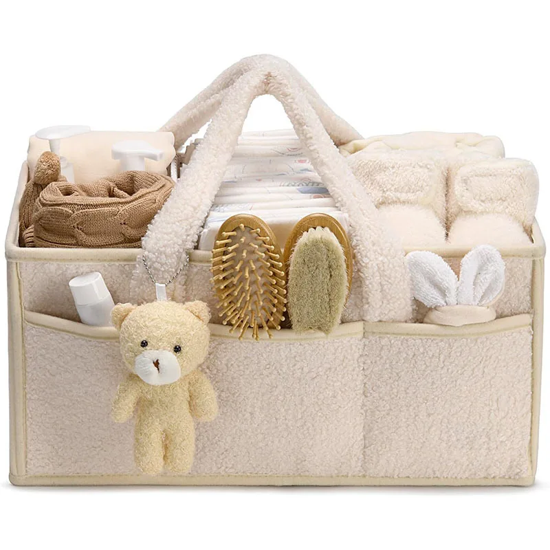 Vilt Babyluier Caddy Organizer Bag Babyluiertas Kraamcadeau Kinderkamer Opbergmand