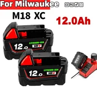 2024 NEW 12000mAH For Milwaukee M18 18V Replacement For Milwaukee M18B5 XC Li-ion battery 48-11-1815 48-11-1850 2604-22 2604-20