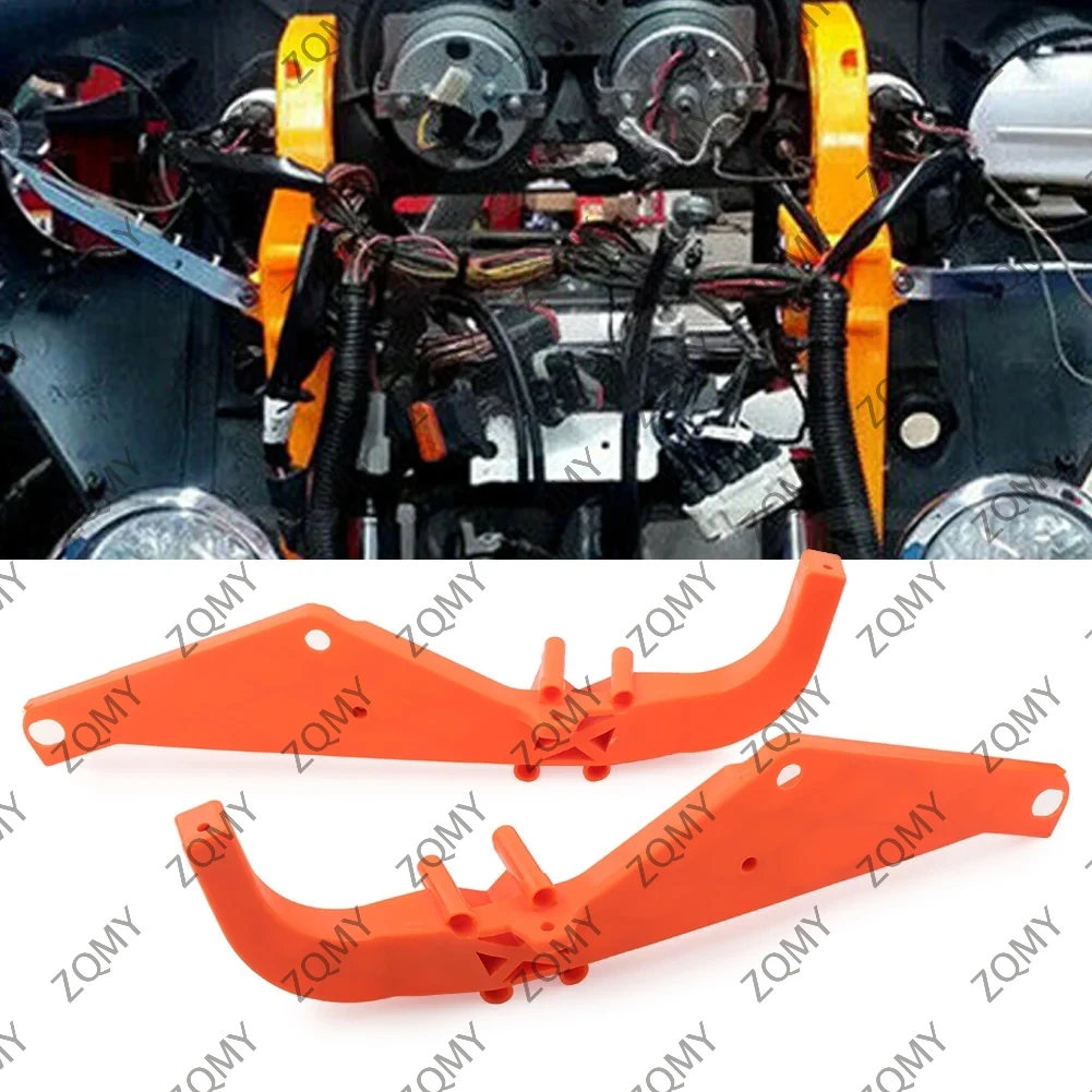 1Pair Motorcycle Inner Fairing Batwing Support w/ Speaker Brackets For Harley Touring Electra Glide FLHTC FLHX Road Street glide