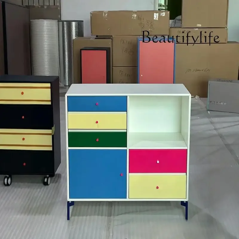 

Q Living room dining room Home dining side cabinet Nordic storage side cabinet Furniture custom cabinet