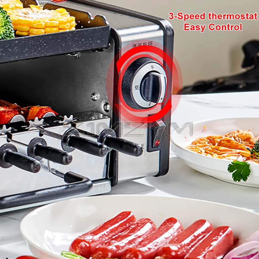 New Arrival Household Electric Barbecue Pits HSK-039C Smokeless Barbecue Machine Electric Baking Pan Teppanyaki Grill 220V 50HZ