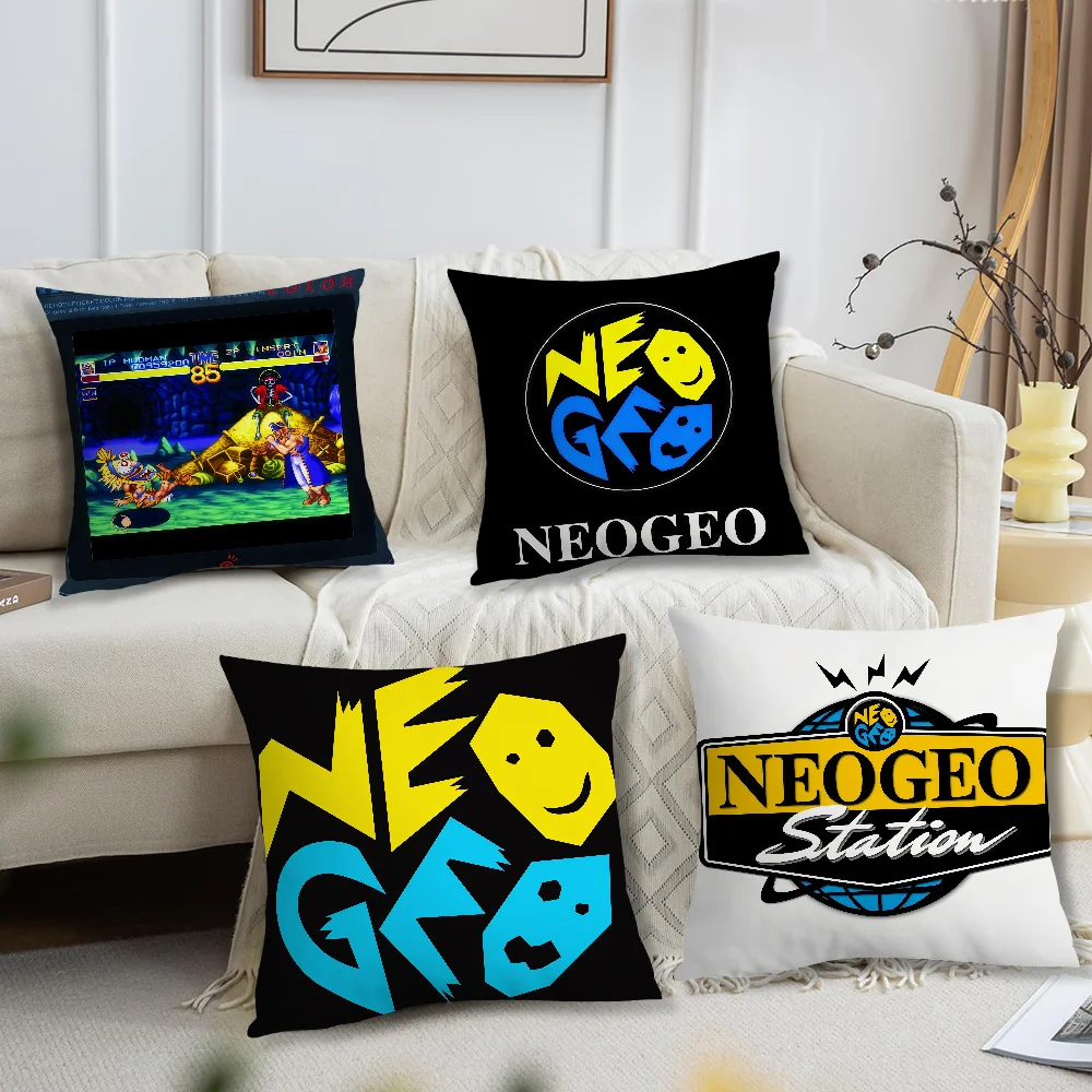 غطاء الوسادة n-Neo وسادة عصرية ناعمة مريحة كيس جيو لأريكة غرفة المعيشة ديكور المنزل n-Neogeo S-SNK أغطية حماية #1