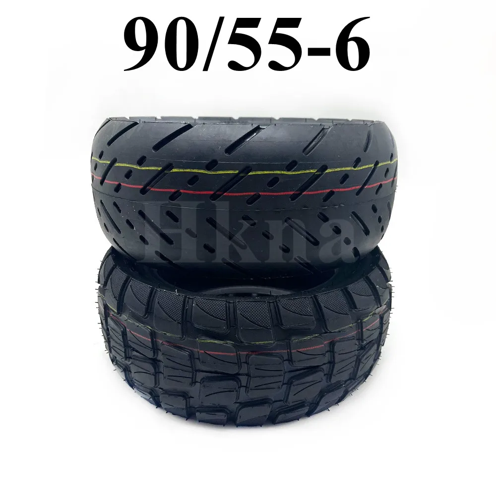 Good Quality 90/55-6 Off-road Vacuum Tyre or 10 Inch City Tubeless Tire for Electric Scooter Accessories