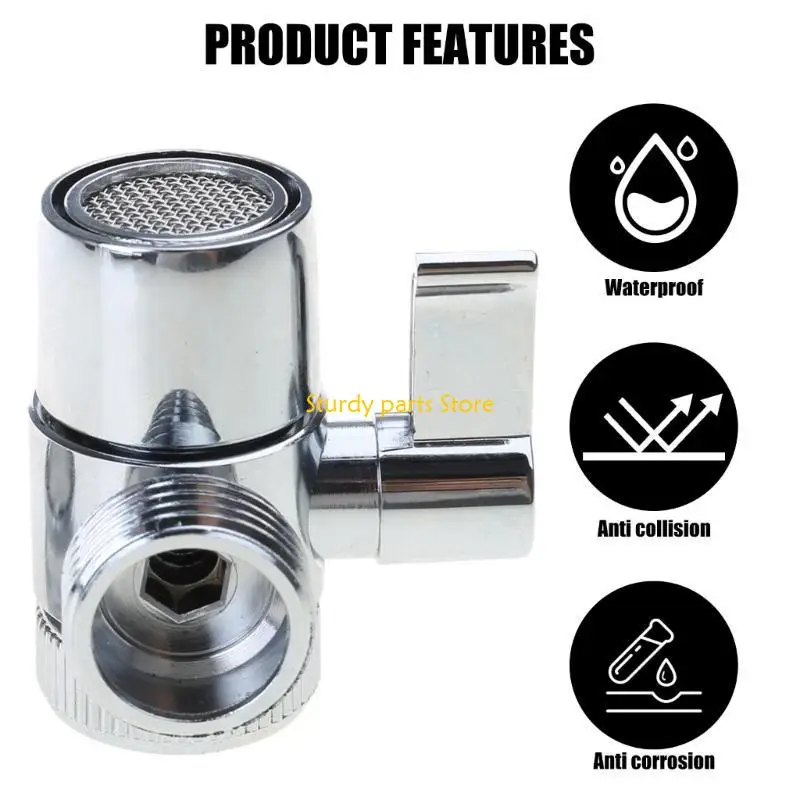 97QC صنبور محول صمامات سبيكة بالوعة صنبور الفاصل للمطبخ والحمام