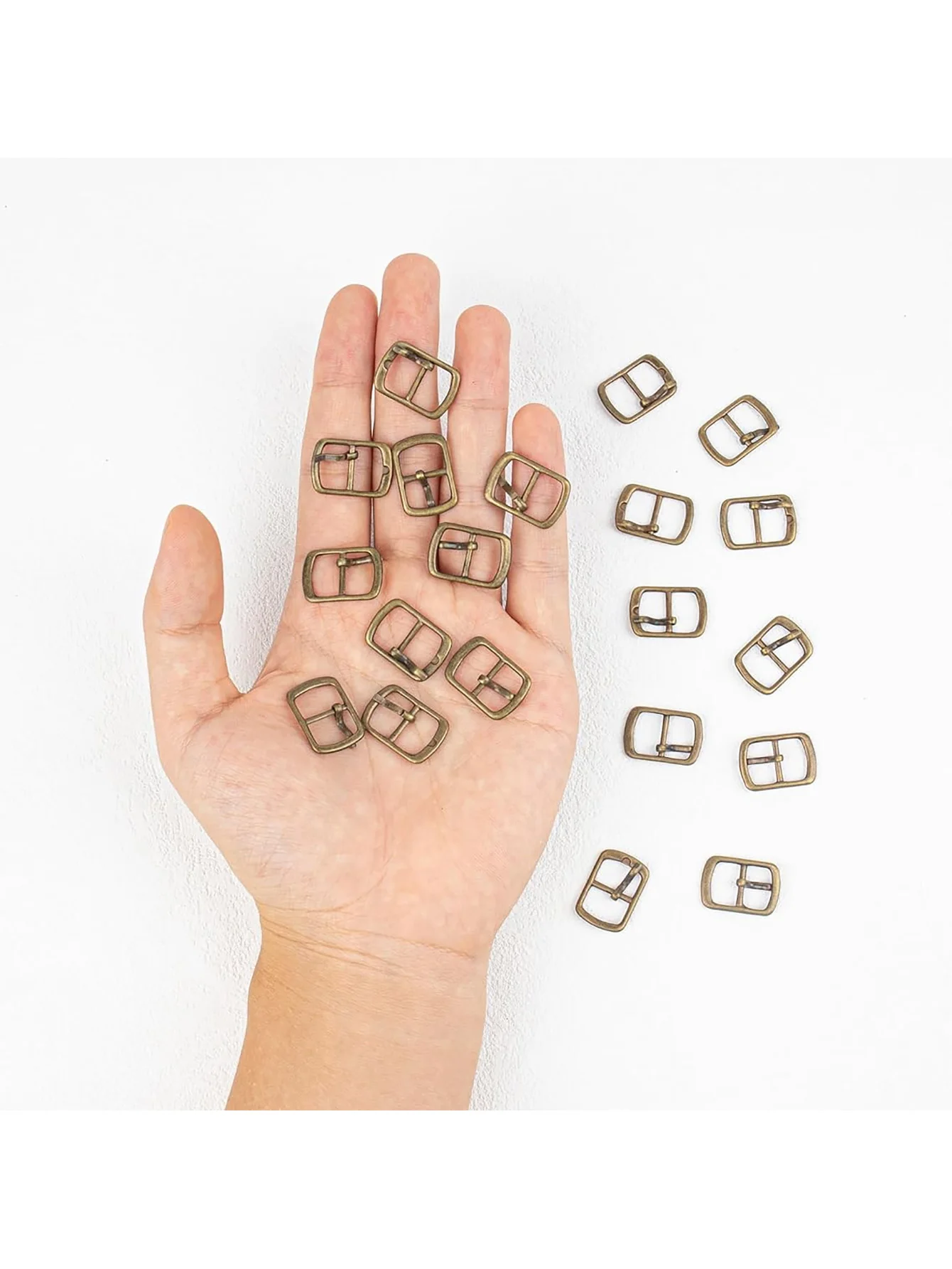 10PCS Moda Metallo Singolo Perno Spille Fibbie Rullo Regolabile Diapositiva Hardware per Scarpe Borse Cinture In Pelle Rullo Multiuso