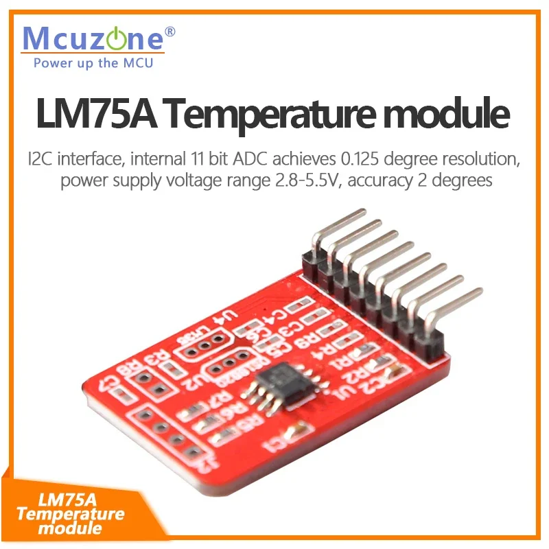 

LM75A Температурный модуль 2,54 мм