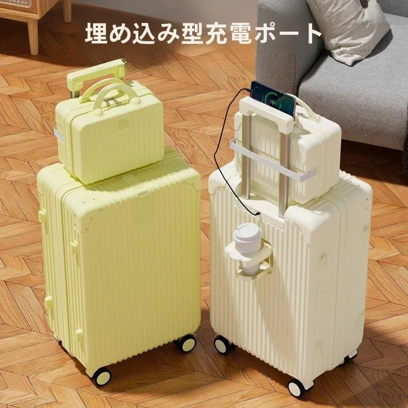 new-2026-large-capacity-travel-luggage-multifunctional-student-suitcase-male-female-password-box-fashionable-trendy-wheel-bag