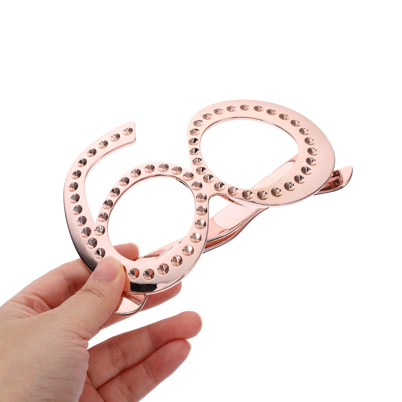 Number Birthday Party Glasses Rhinestone Frame Lightweight Comfortable ABS Material Photo Prop Favor Decoration