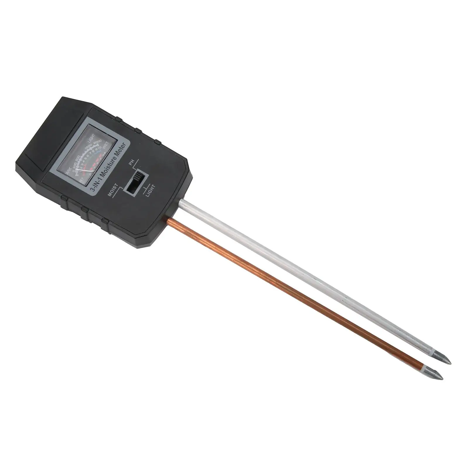 Multi-Functional Soil Tester: Moisture, pH, & Illumination Meter for Garden & Lawn Care