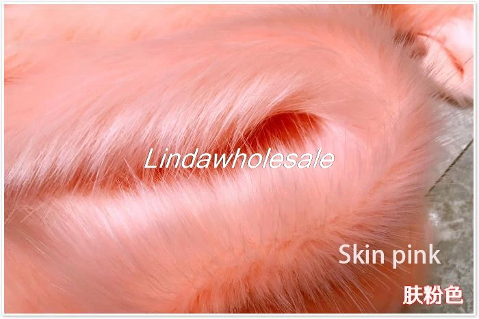 Quality pile 3-3.5cm imitation fox fur,faux fur fabric clothing collar fur Carpet Materials,160cmX45cm(half yard)/pcs