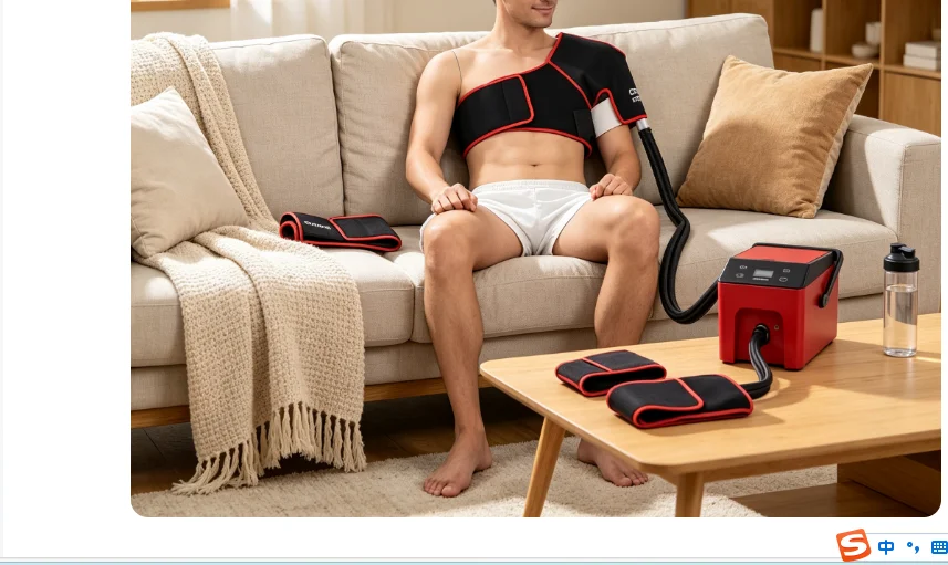 Ice Circulation Cold Compression Therapy Machine Cryotherapy Physical Recovery Equipment for Post‑Exercise Swelling Reduction