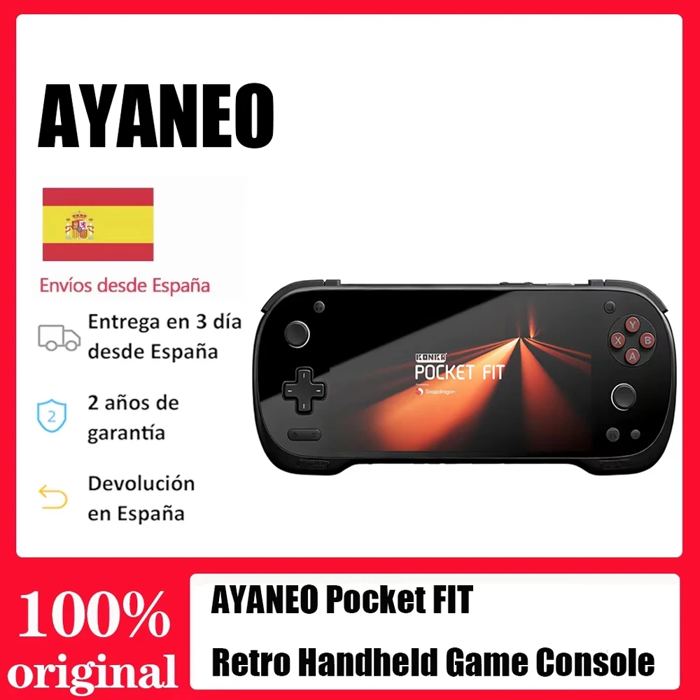 AYANEO Konkr Pocket FIT Retro Tragbare Spielkonsole G3 GEN3 6'' LCD 144Hz WLAN 7.8000mAh Akku