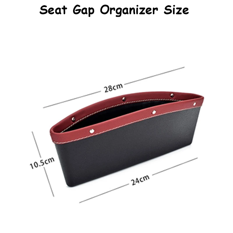 Car Seat Gap Storage Box Auto Seat Crevice Organizer Pocket Multifunctional Side Slit Catcher Holder For Phone Keys Cards image 6