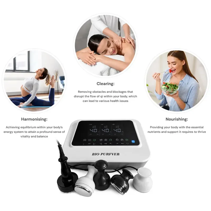 Genqi 2025 Custom Logo Massage Machine Genqi Massage Therapy Dispels Cold and Dampness Gua Sha Meridian DDS Massager Back Pain