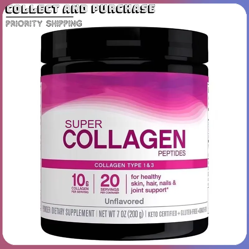 

Unflavored Collagen Peptides Powder 10g Per Serving High-Quality Protein for Daily Nutrition 20 Servings