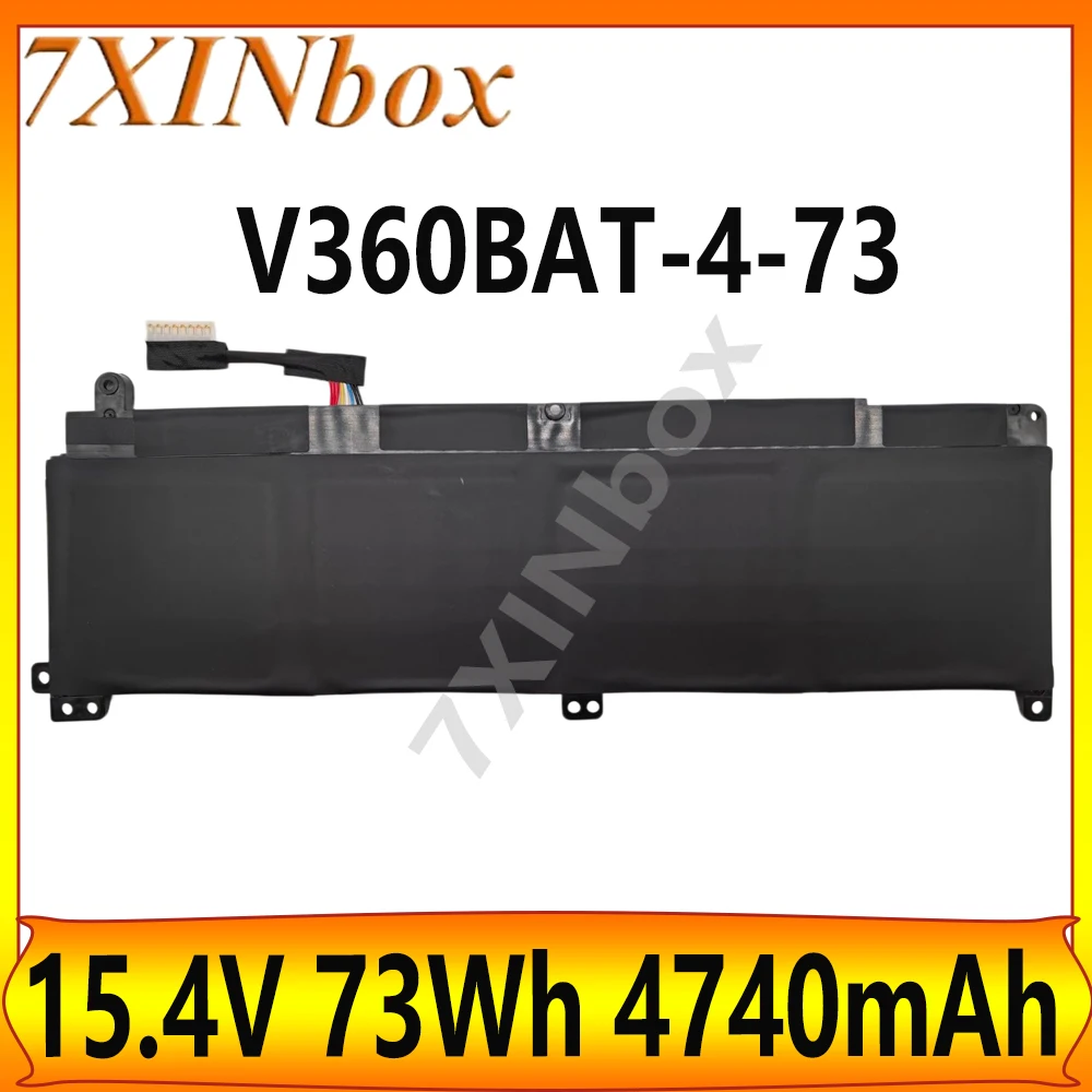 7XINbox V360BAT-4-73 15.4V 73Wh 4740mAh Laptop Battery For Hasee G6X 9KG For Colorful MEOW R16 For Terrans Force X411A