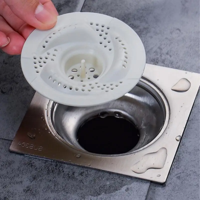 Shower Drain Protector Anti Smell Technology Sink Strainer Odor Blocker X3UC