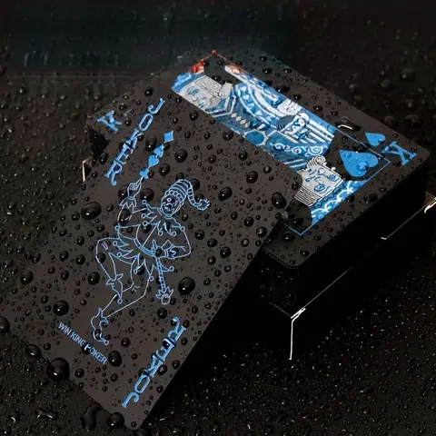 Waterproof PVC Illusionist Poker Cards Durable Aesthetically Enhanced Design Perfect for Game Nights Parties Family Fun