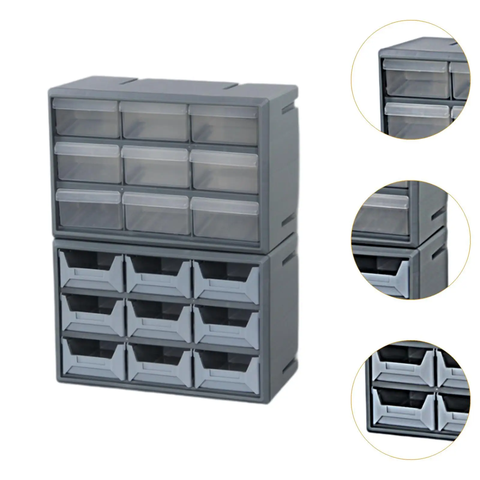 18 Drawer Storage Cabinet Teacher Tools Box Hardware Storage Organizer