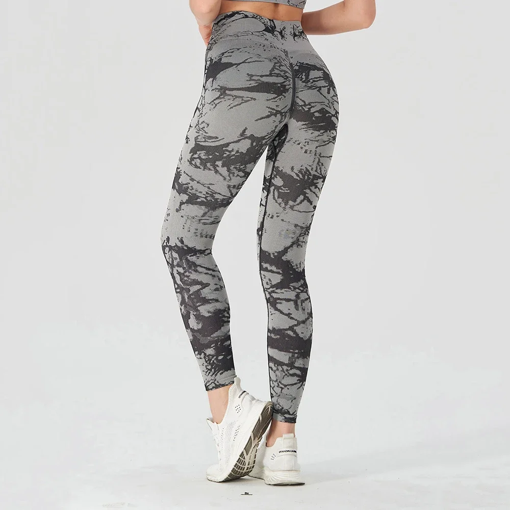 Leggings de fitness pour femmes, sexy, slim, taille haute, sans couture