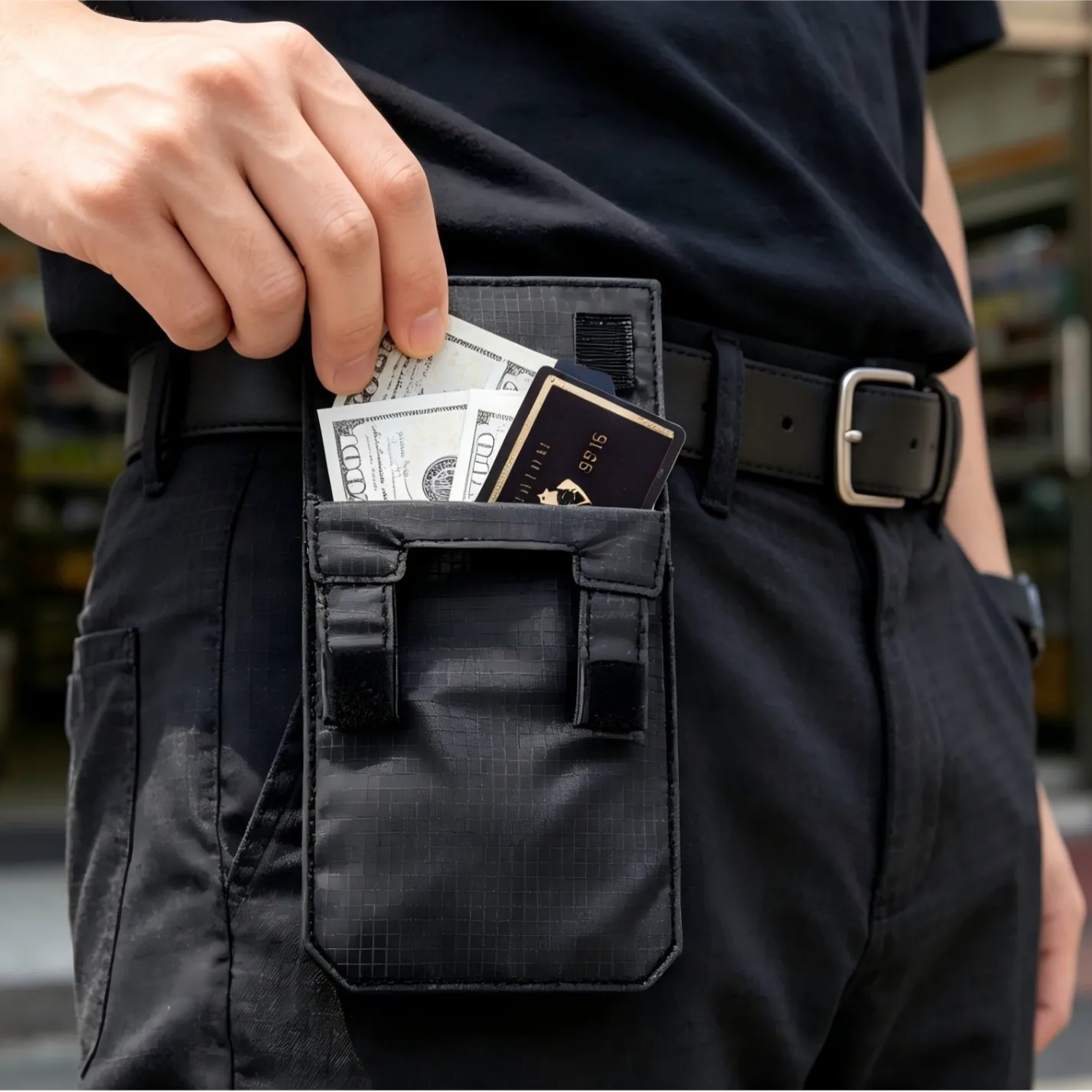 Travel Hidden Money Belt Waist Pack Anti-theft Passport Holder Wallet Pouch for Men Women Outdoor Hiking Camping Accessories