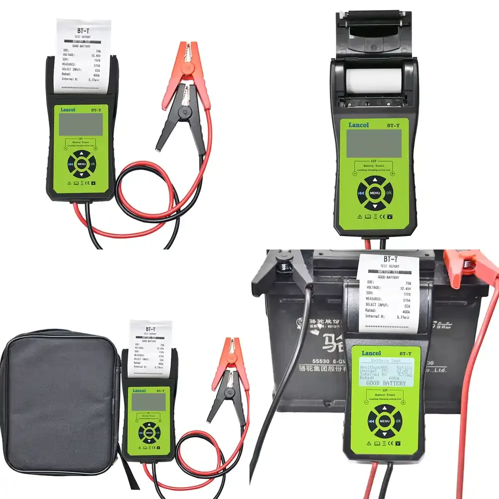 

High-End BT-T 12V 24V CCA Car Battery Tester with Printer for Automotive Diagnostic Tools for Vehicle Electrical System