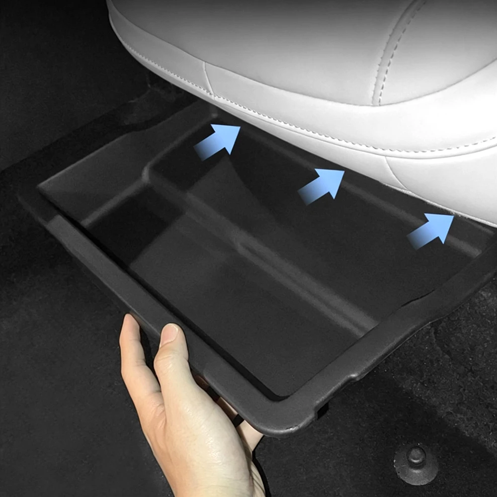 For Xpeng G6 2023 2024 2025 2025 2026 TPE Car Under Seat Drawer Type Organizer Storage Box Case Tray Decoration Accessories view 5