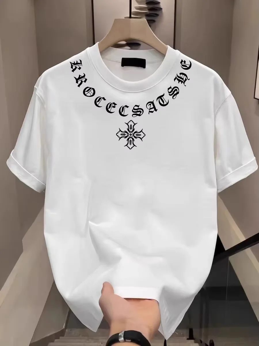 2026 New Ins American Trend Loose T-shirt,  Stylish Casual Tee for Male and Female Students Daily Street Look