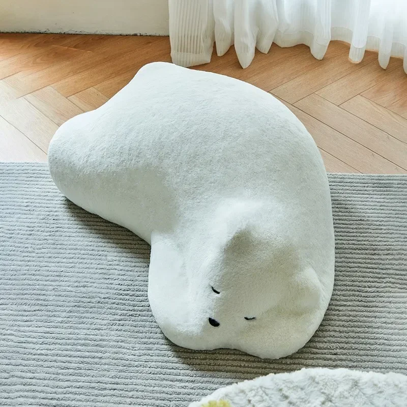 Som dormir urso único lounge sofá urso polar preguiçoso sofá crianças assento animal designer acolchoado urso móveis elegantes