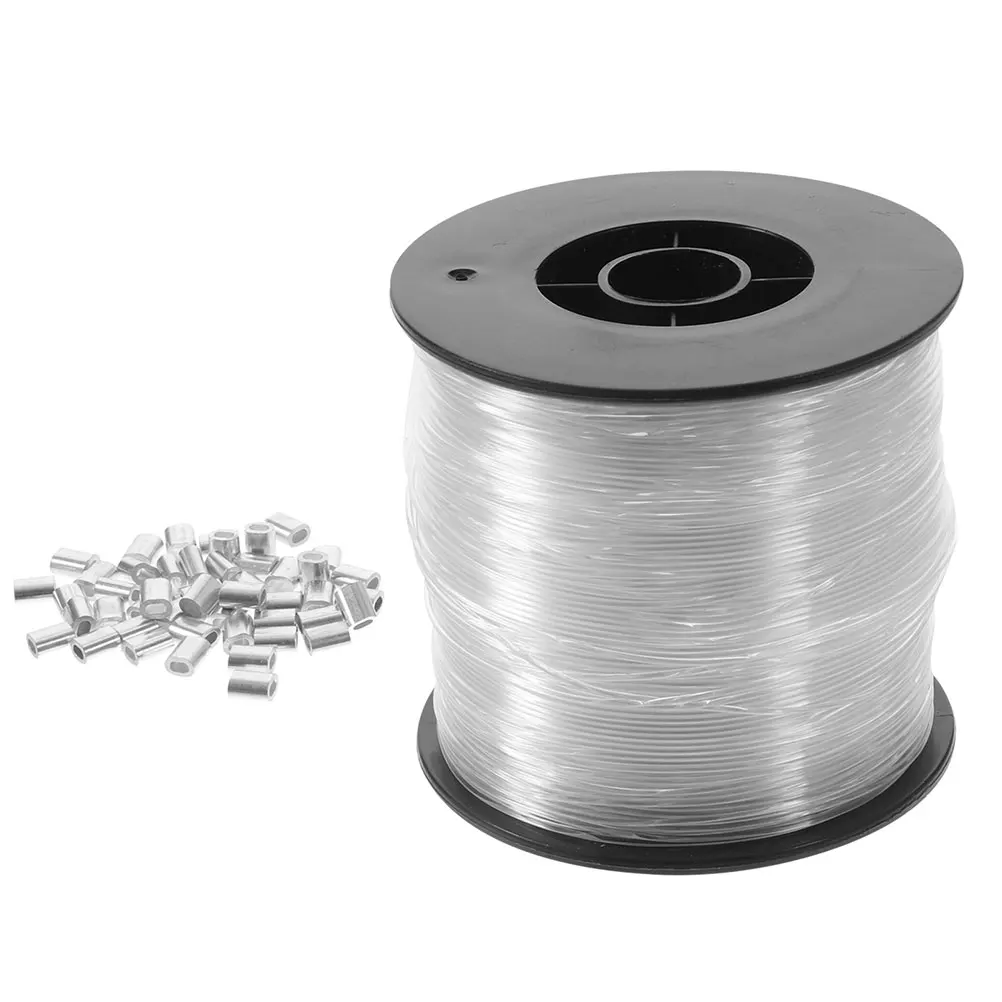

200M 0.70mm Nylon Fishing Line Clear for Hanging Decorations Picture Frames Craft Supplies Home Use Sturdy