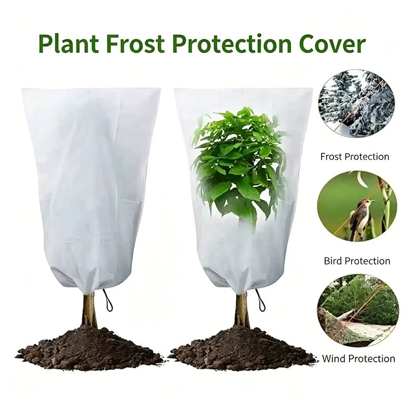 Universal Plant Cold Proof Cover Anti Snow Frost Wind Thermal Cloth, Durable Anti-Aging Material, Full Wrap Design for Orchard B