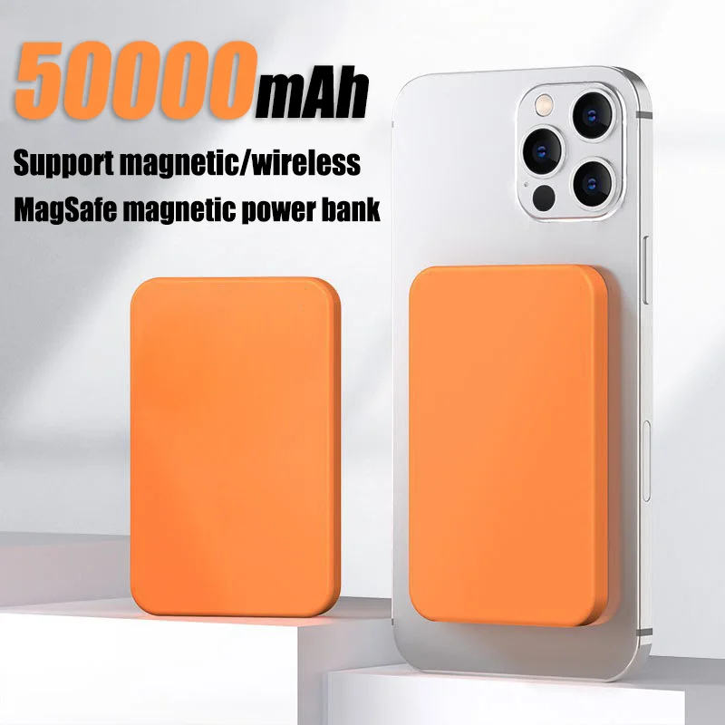 

Для Apple Magsafe Power Bank Магнитное беспроводное портативное зарядное устройство Внешняя батарея Быстрая зарядка для iPhone 16, 15, 14, 13, 12 Pro Max