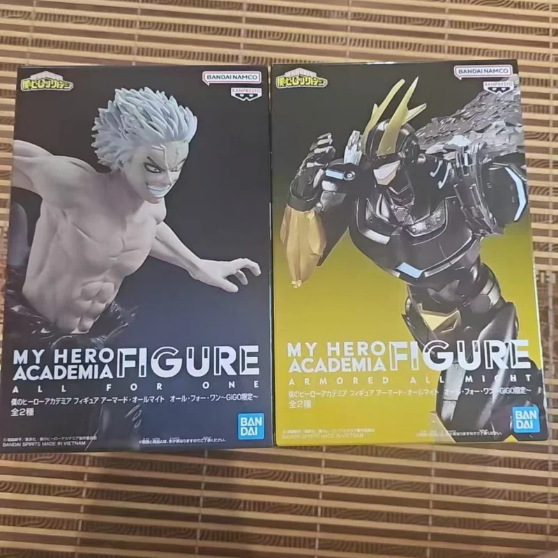 

In Stock Original Bandai Banpresto My Hero Academia All Might All for One Toys Action Figure Garage Statue Collectible Ornaments