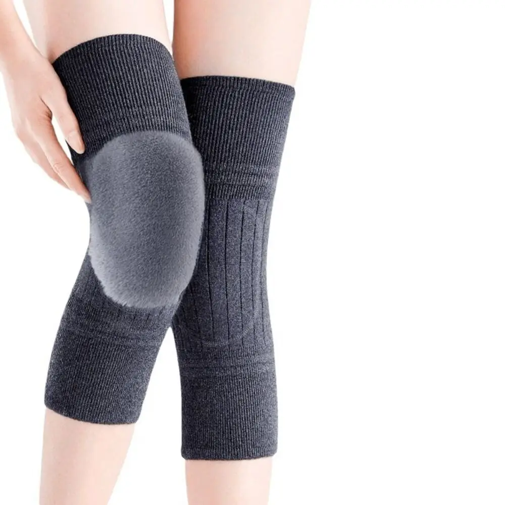 New Cotton Sports Knee Pads Black Grey Brown Elastic Compression Knee Brace Compression Elastic Support Pads Men Women